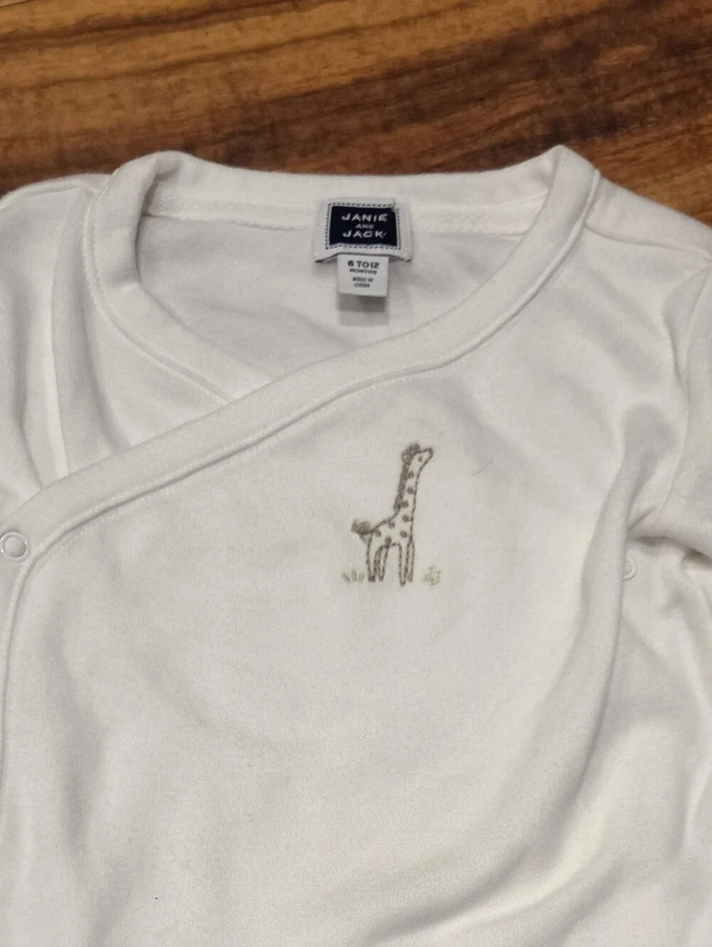 Janie and Jack NWT 6-12 month striped sweater, giraffe bodysuit and pants set